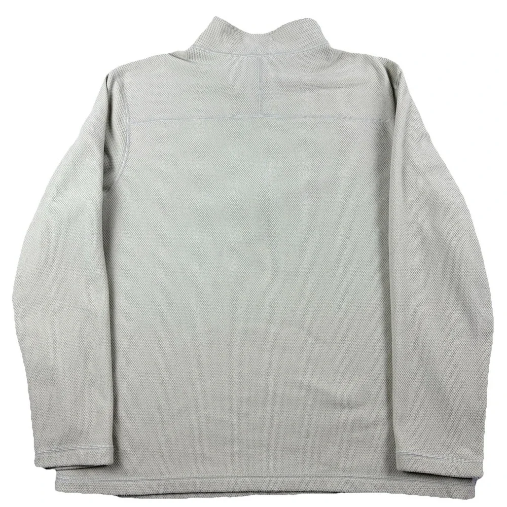 The North Face Quarter Zip Fleece Mens‎ Beige XXL Outdoor Minimalist Pullover